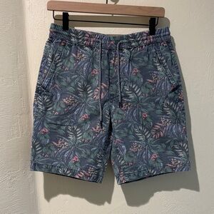 Aeropostale Tropical Print Drawstring Shorts Size XS